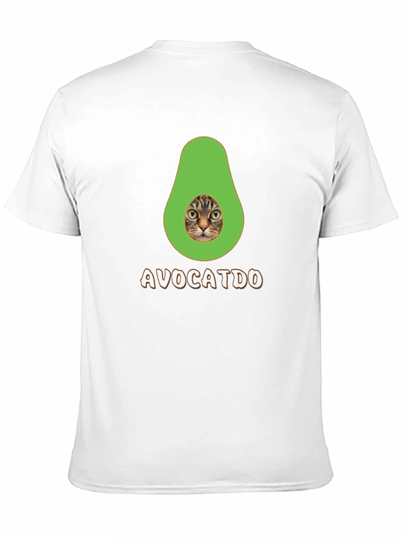 Black Avocatdo T-Shirt: Cat Avocado Pun Tee view 11