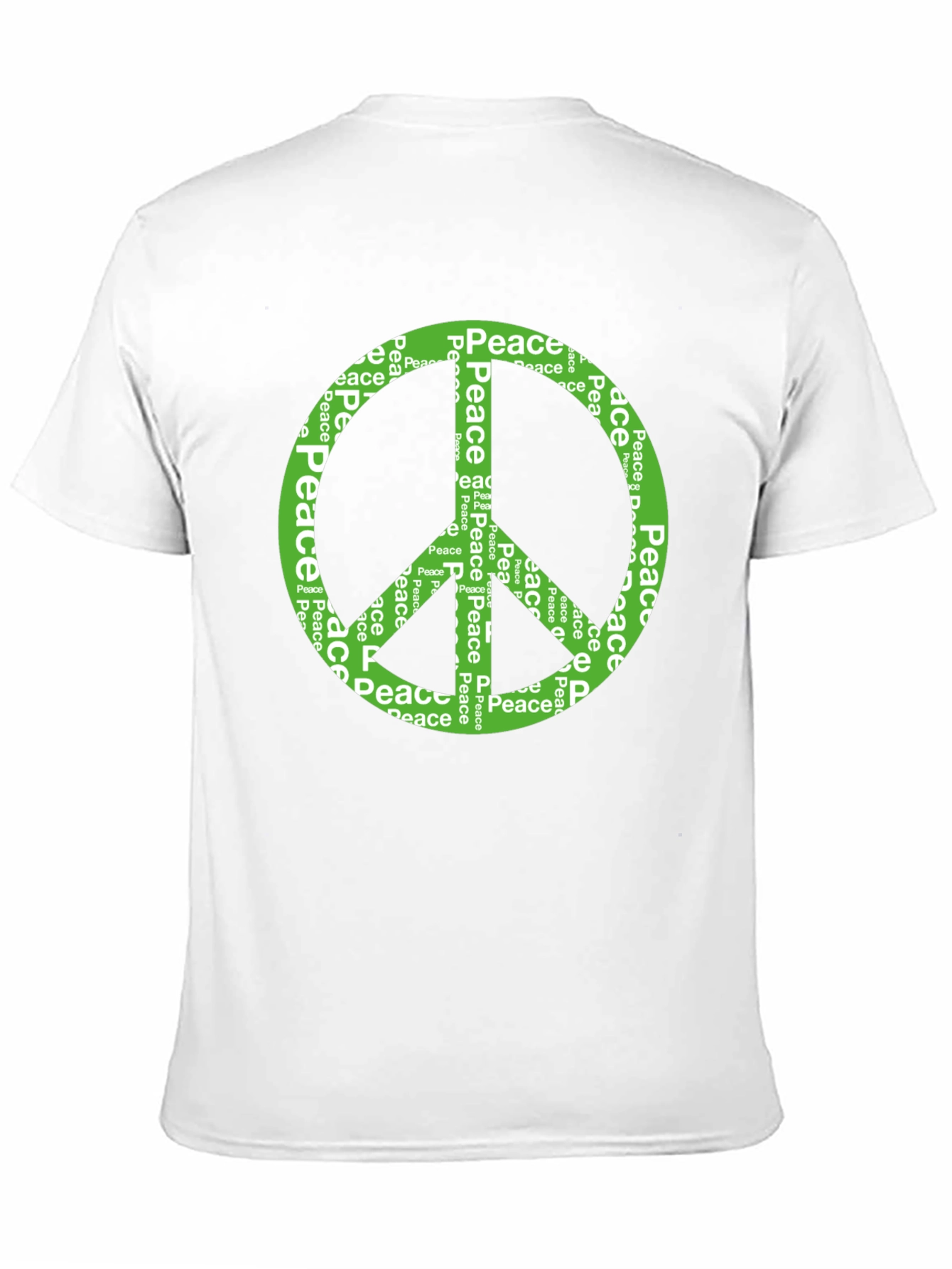 Black Peace Sign Graphic Tee - Black view 11