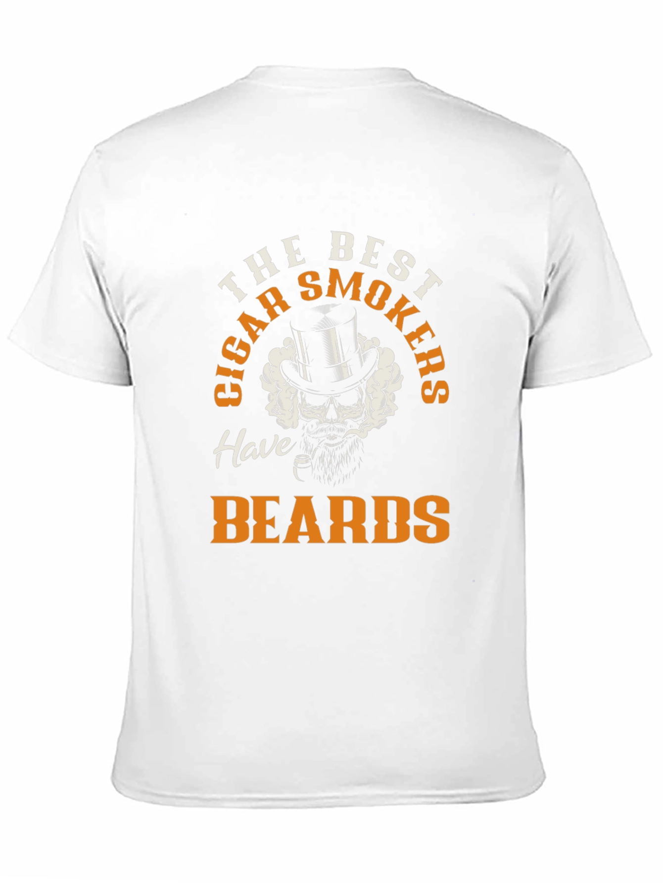 Black Cigar Smokers with Beards T-Shirt view 11
