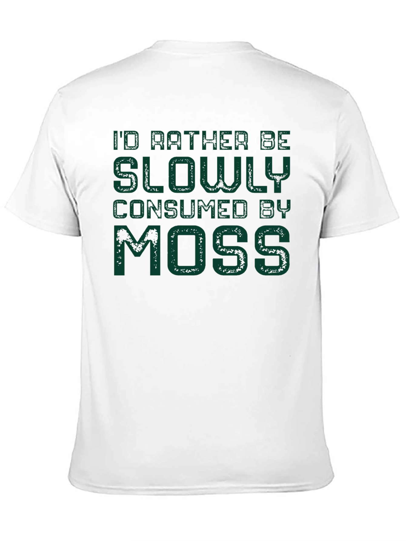 Black Moss Consumed T-Shirt - Humorous Graphic Tee view 11