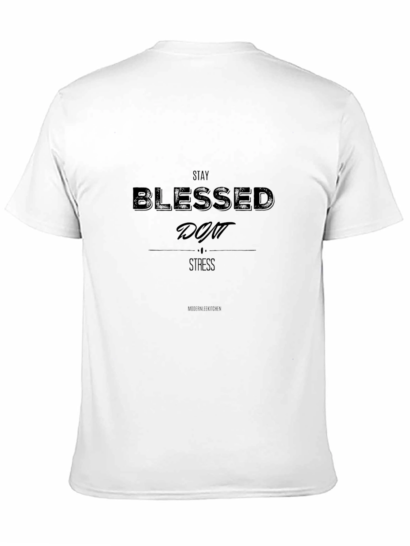 Black Stay Blessed Graphic T-Shirt - Casual Comfort view 11