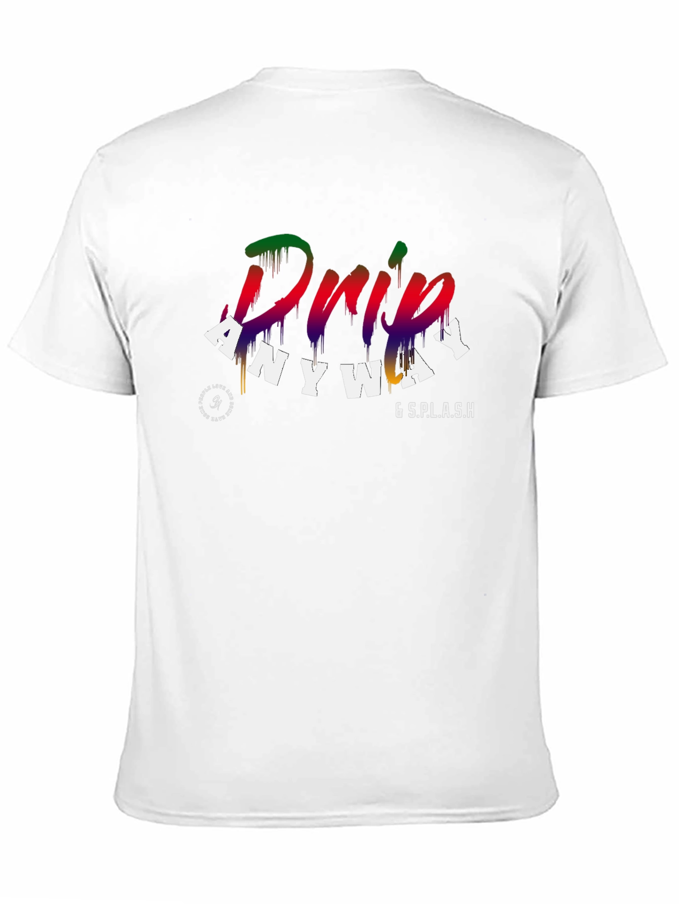 Black Drip Anyway Graphic T-Shirt view 11