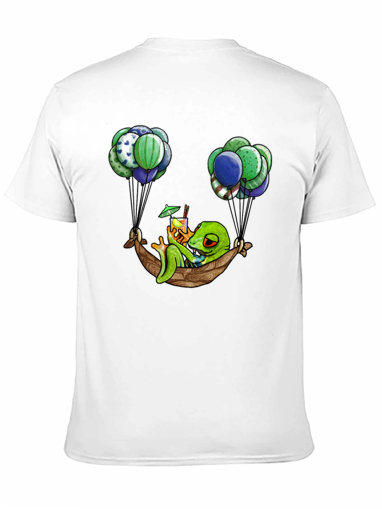 Black Chill Gecko Hammock T-Shirt view 11