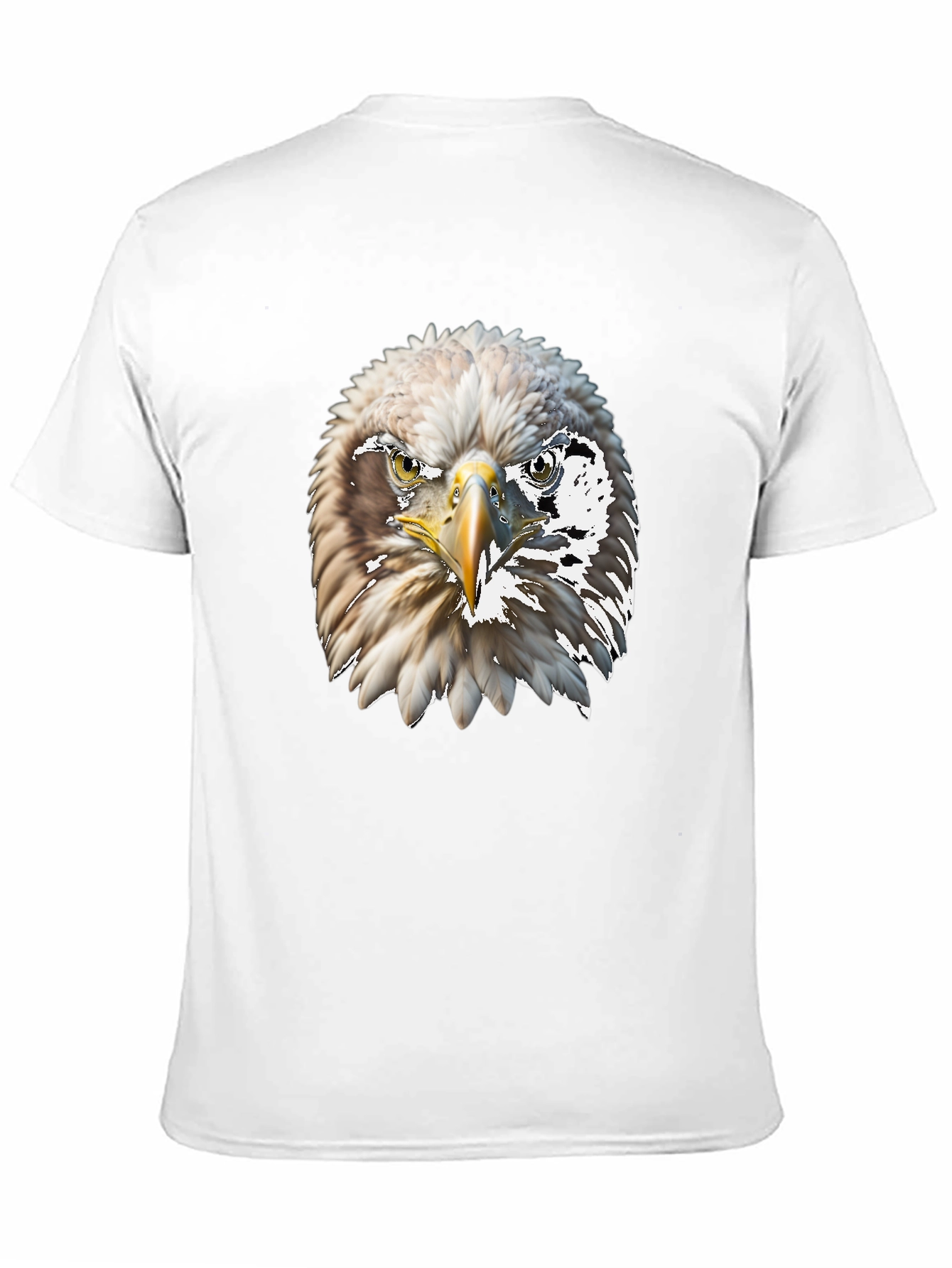 Black Eagle Graphic Tee - Bold Bird of Prey Design view 11