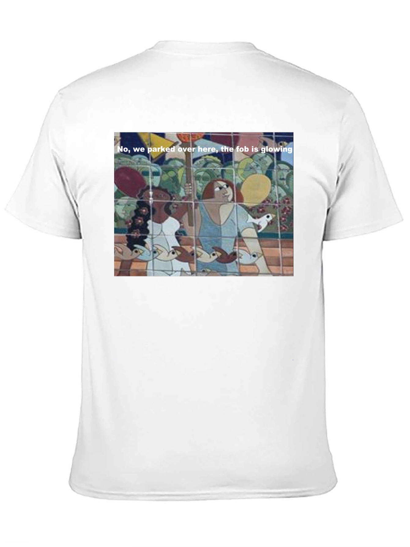 Black Humorous T-Shirt: "The Fob is Glowing" view 11