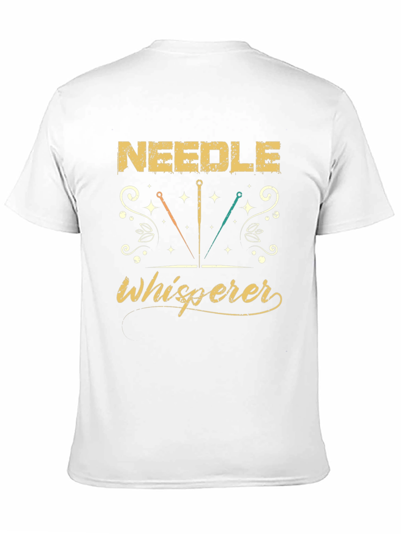 Black Needle Whisperer Black T-Shirt view 11