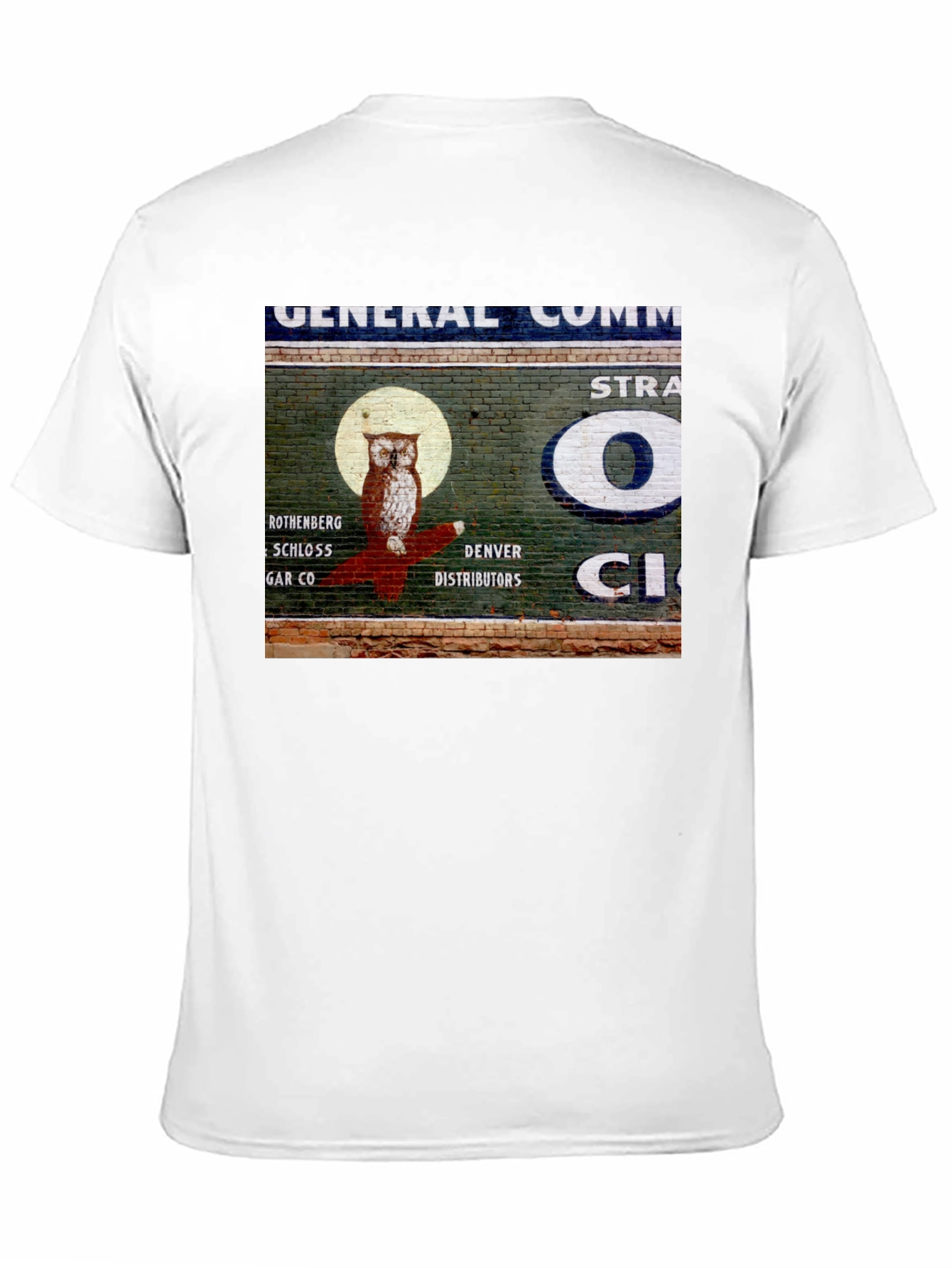 Black Owl Cigar T-Shirt - Vintage Retro Cool Tee view 11