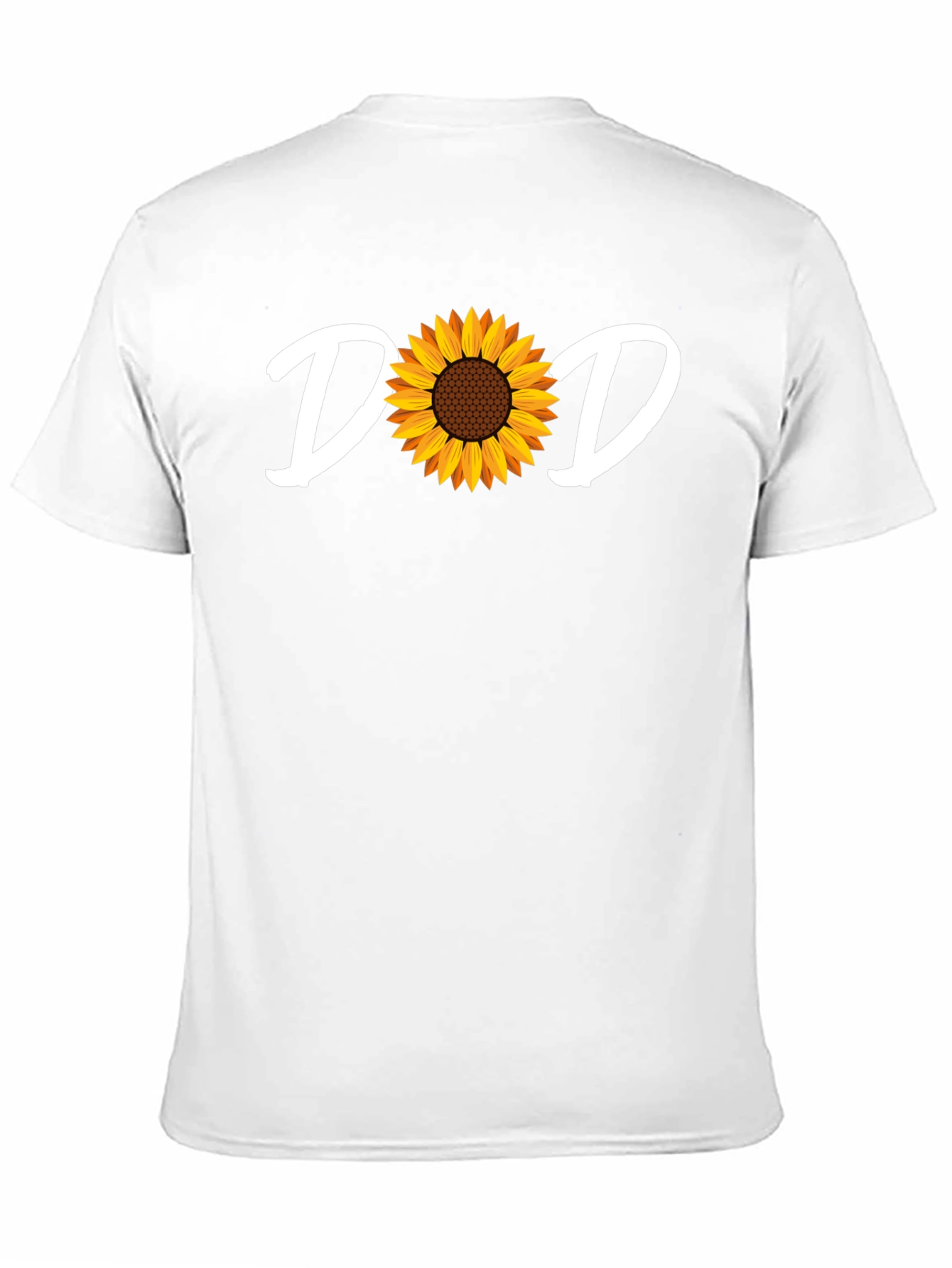 Black Dad Sunflower Graphic Tee - Black Unisex T-Shirt view 11