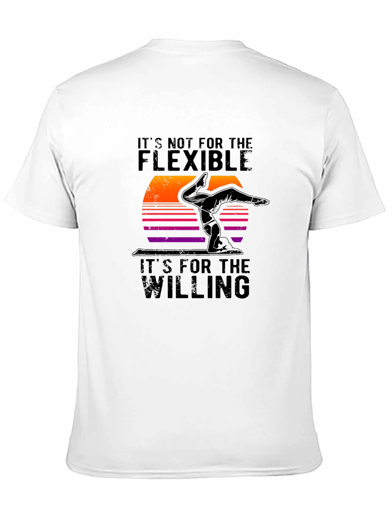 Black Flexible to Willing Retro Graphic Tee view 11