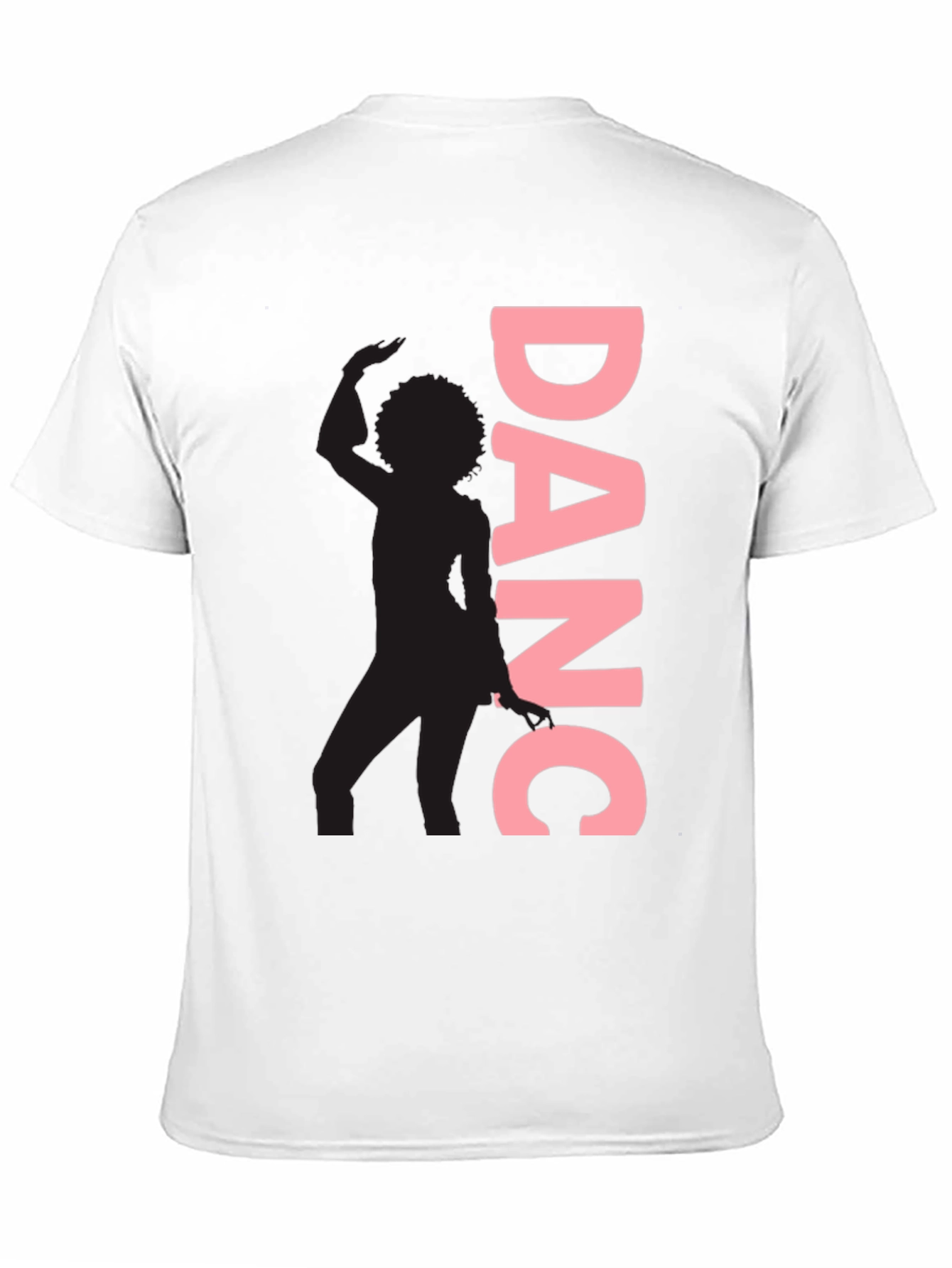 Black Dance Silhouette T-Shirt - Stylish & Trendy Black Tee view 11
