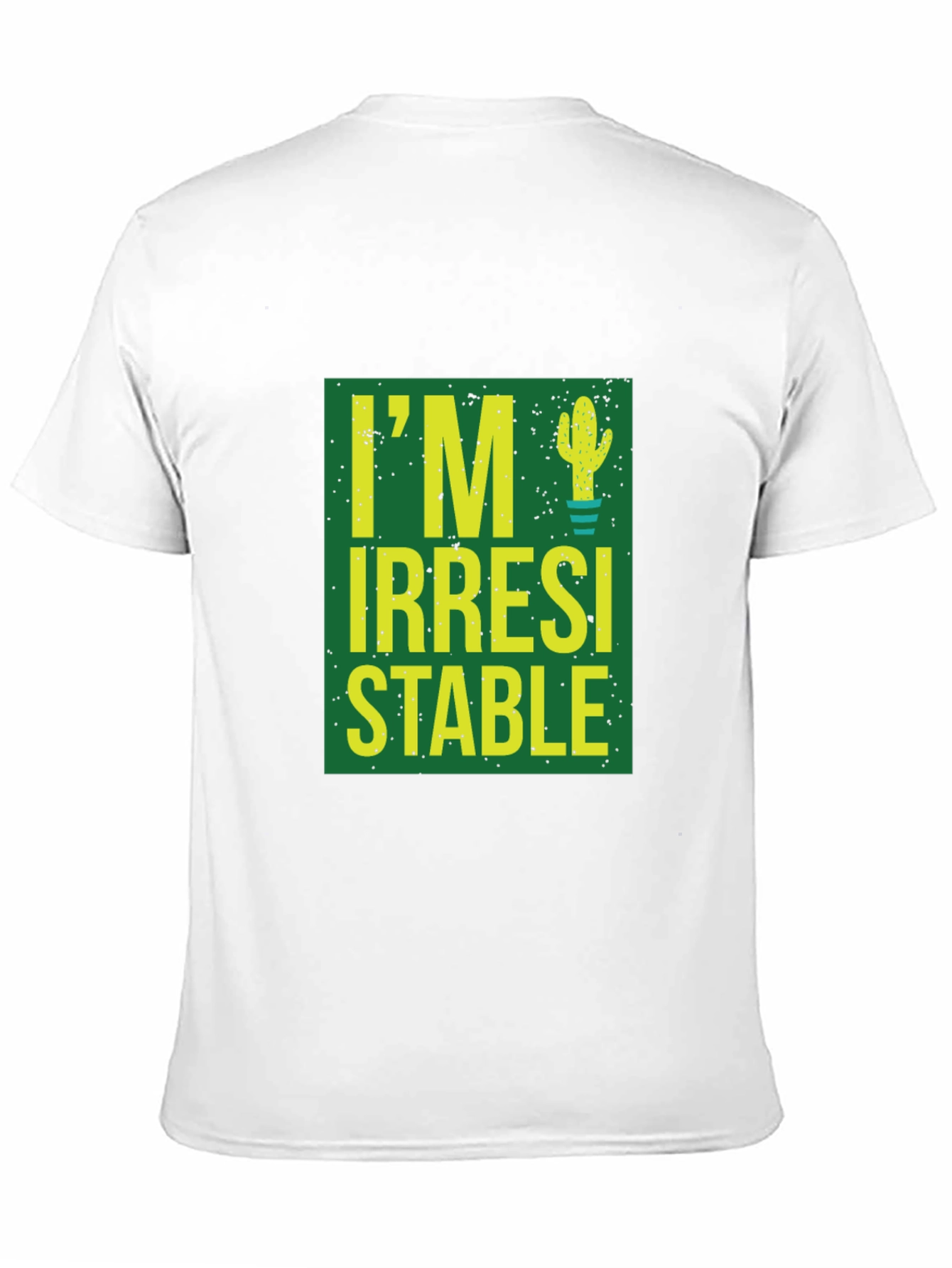 Black Irresistible Cactus Graphic T-Shirt - Black Cotton Tee view 11