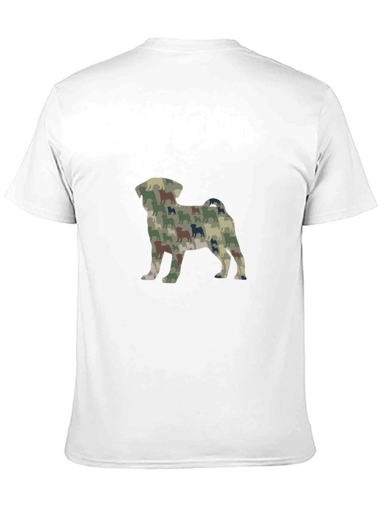 Black Dog Camo Print Black T-Shirt view 11