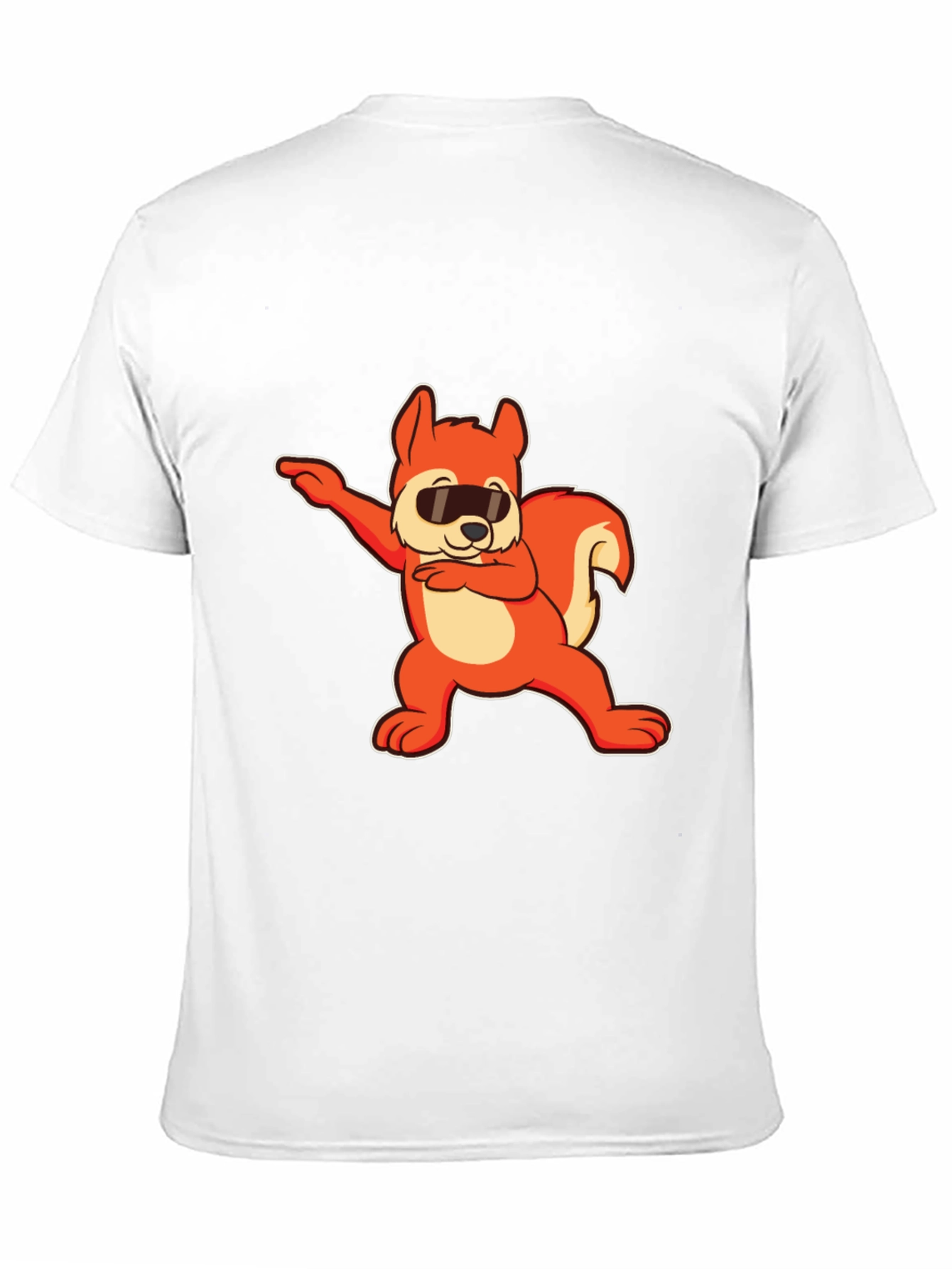 Black Dabbing Squirrel Graphic Tee - Cool & Fun view 11