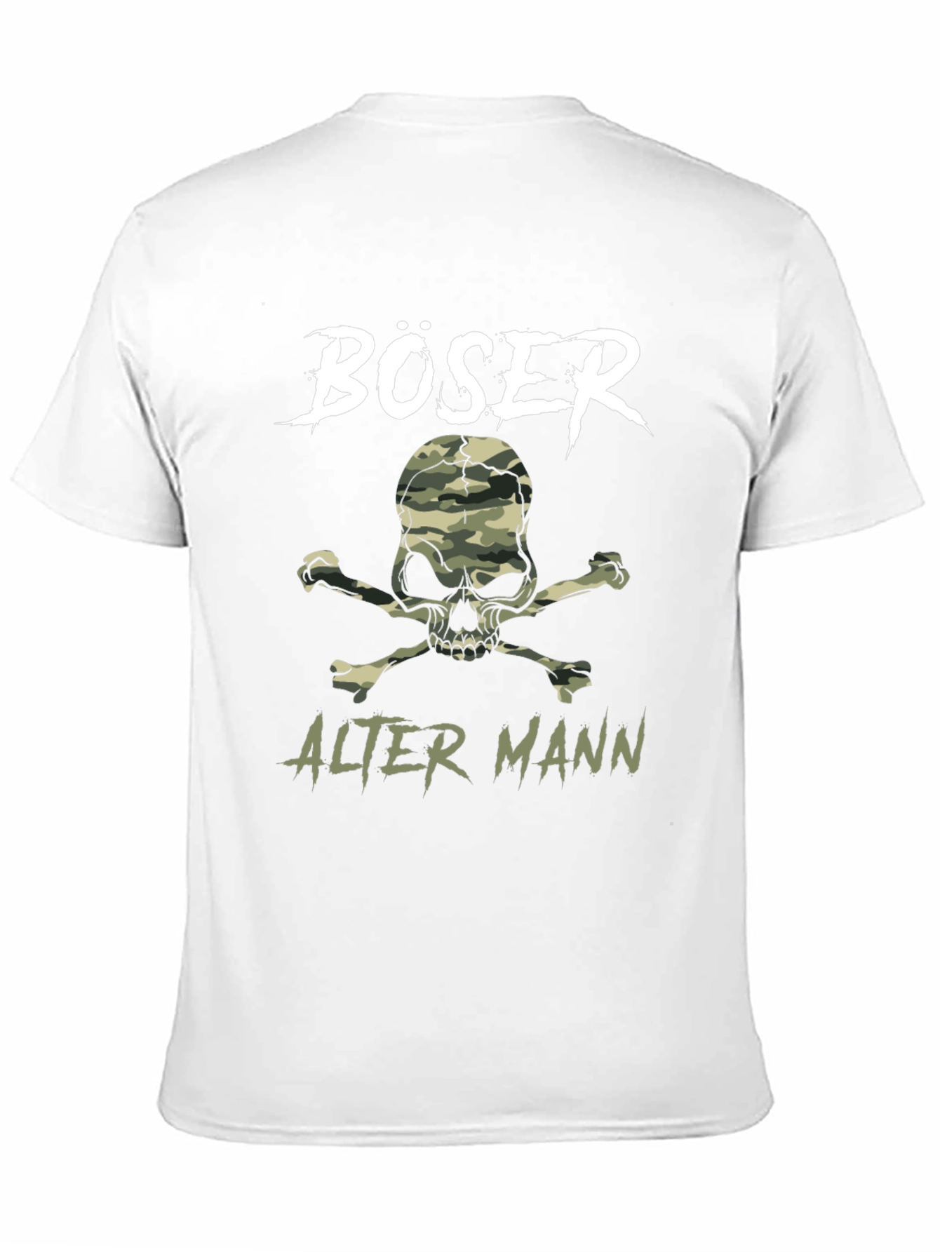 Black Böser Alter Mann T-Shirt view 11