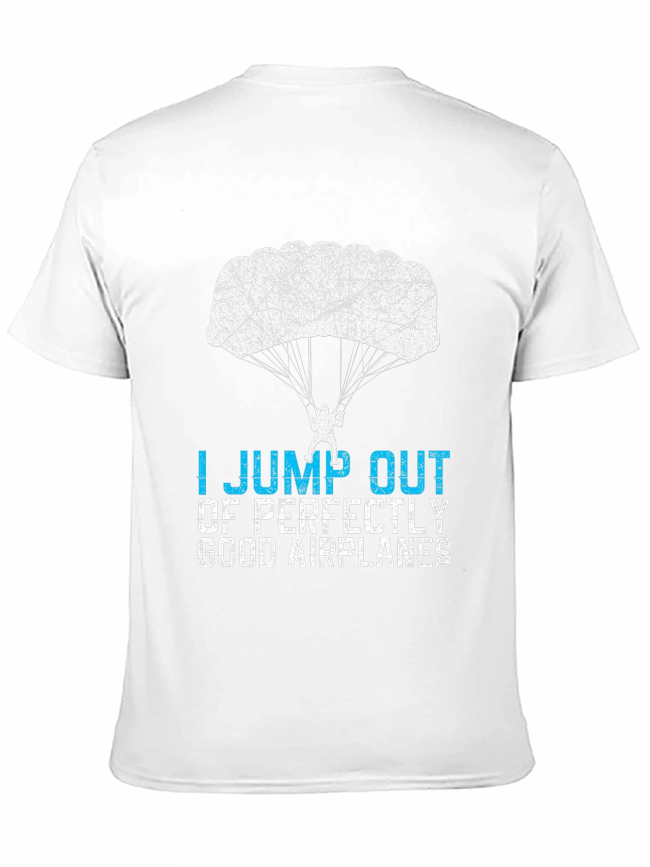 Black Skydiving T-Shirt - I Jump Out of Airplanes view 11
