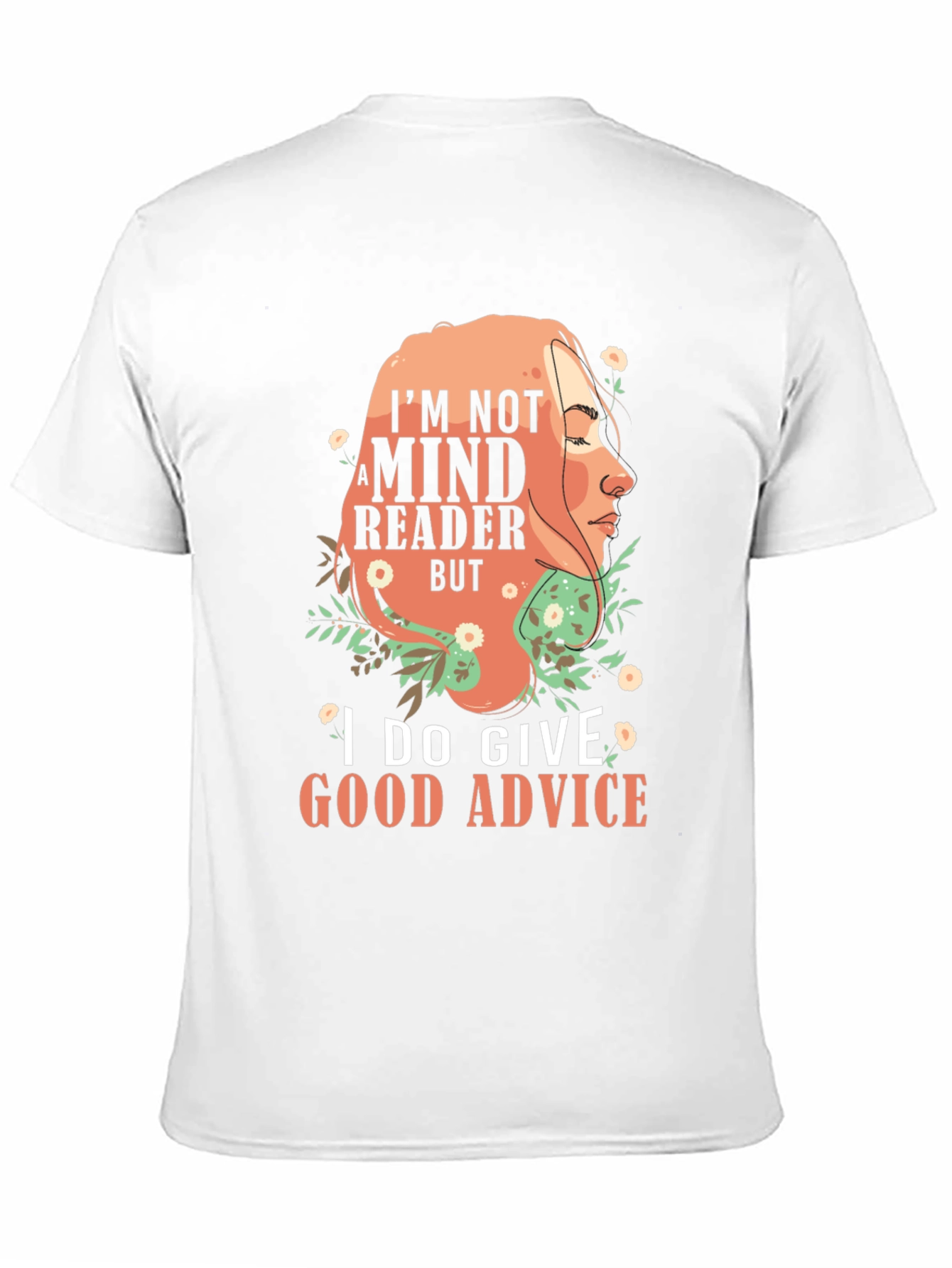 Black Mind Reader Advice Graphic Tee view 11