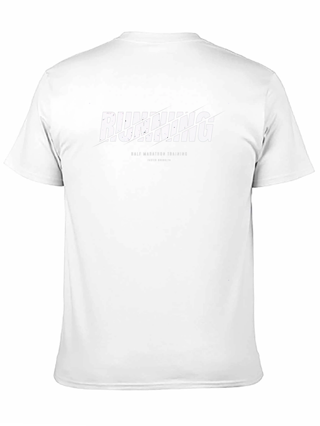 Black Running Half Marathon Training Tee - Black view 11