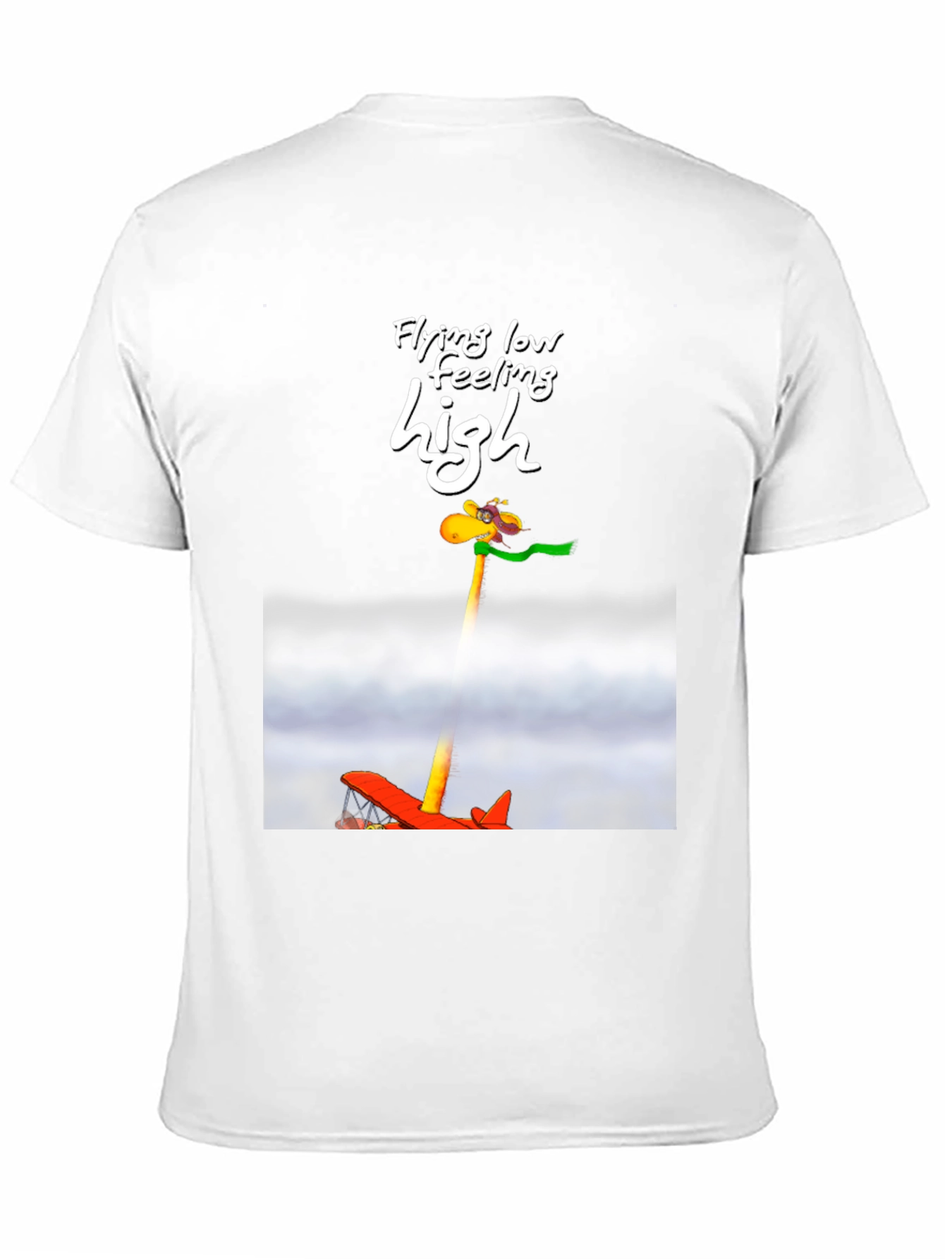 Black Flying High Giraffe T-Shirt view 11