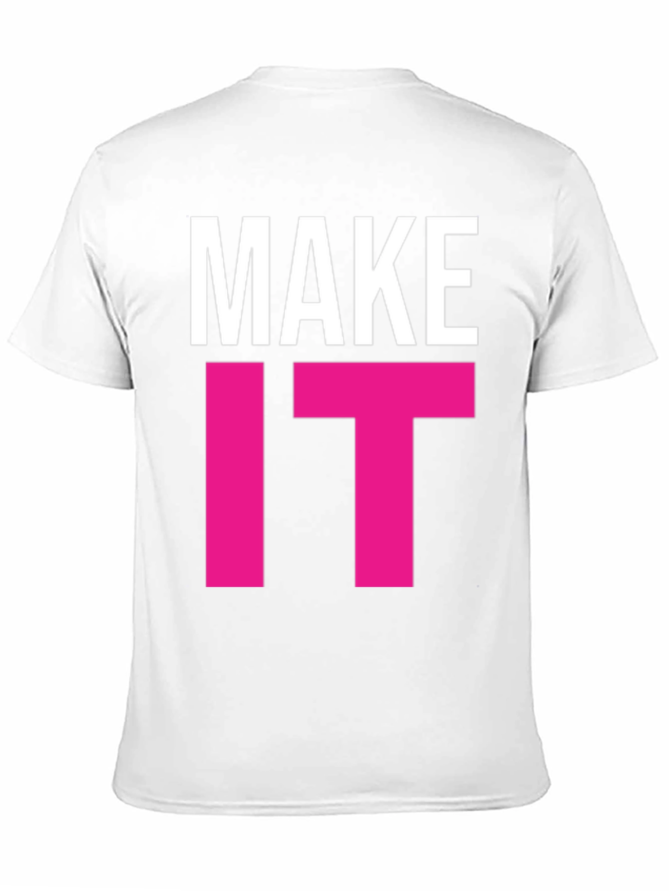 Black Make It Happen Graphic Tee - Bold Statement T-Shirt view 11