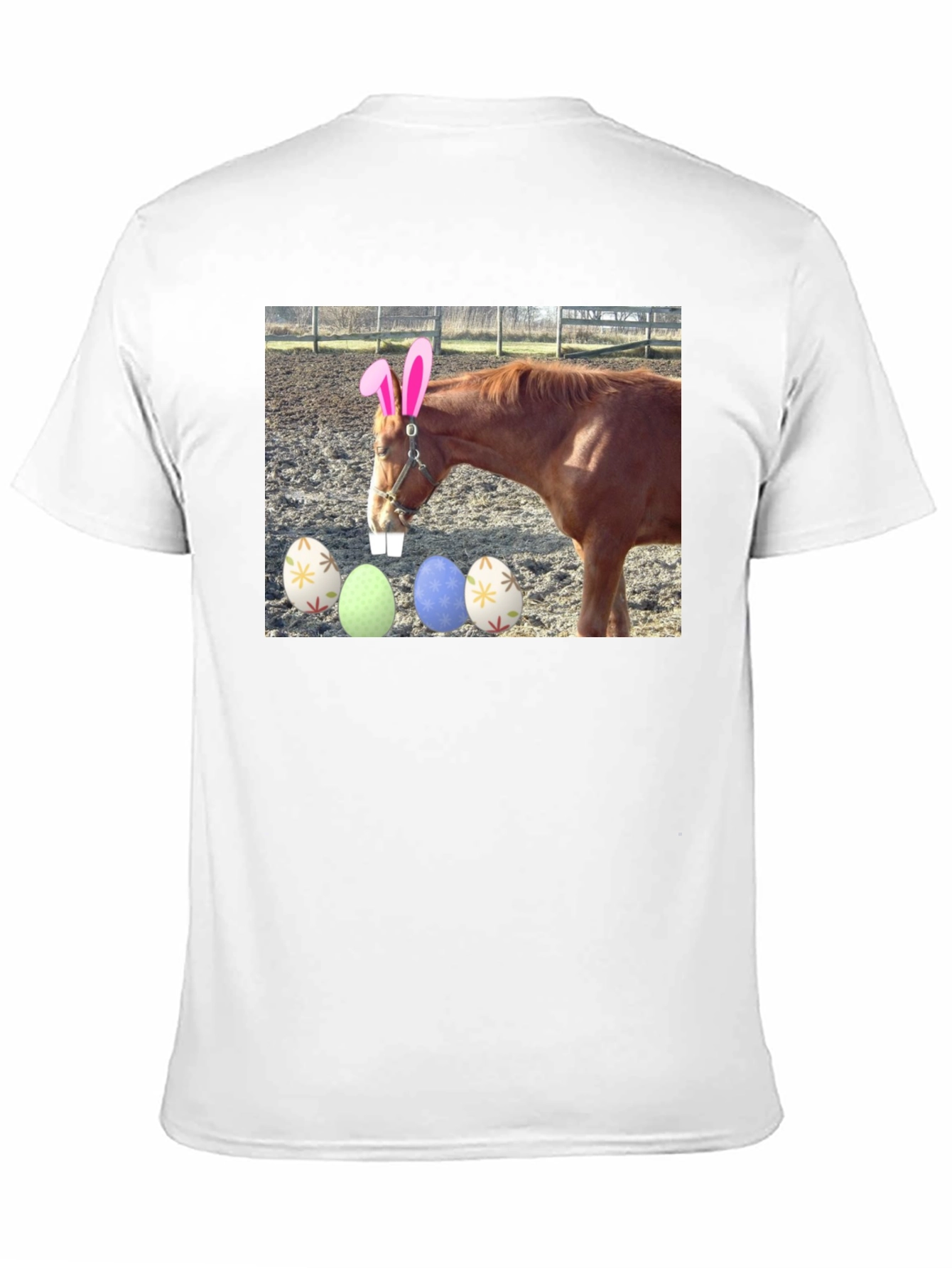 Black Easter Horse T-Shirt view 11