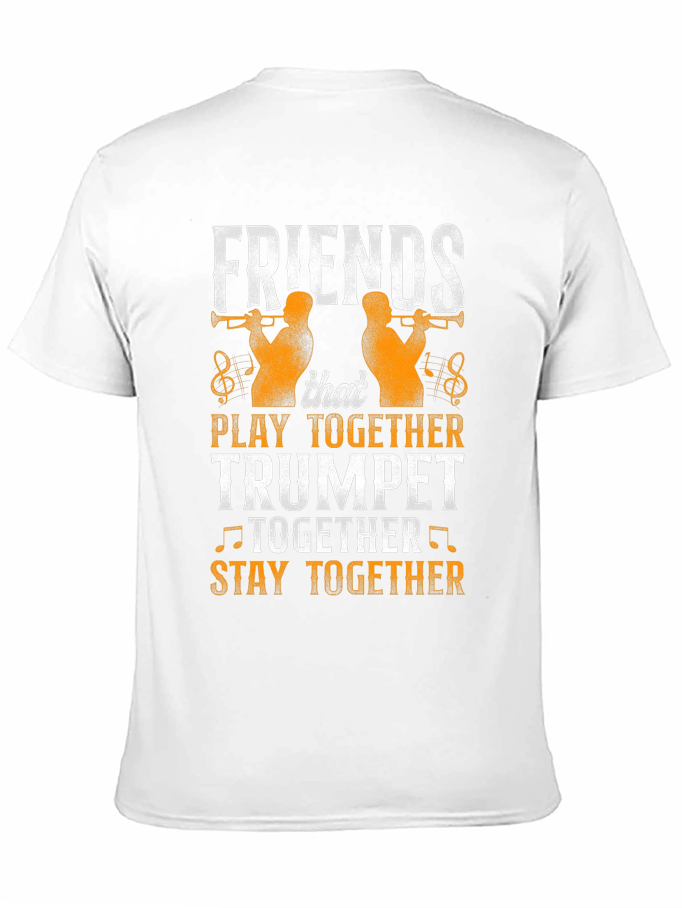 Black Friends Trumpet Player Graphic Tee view 11