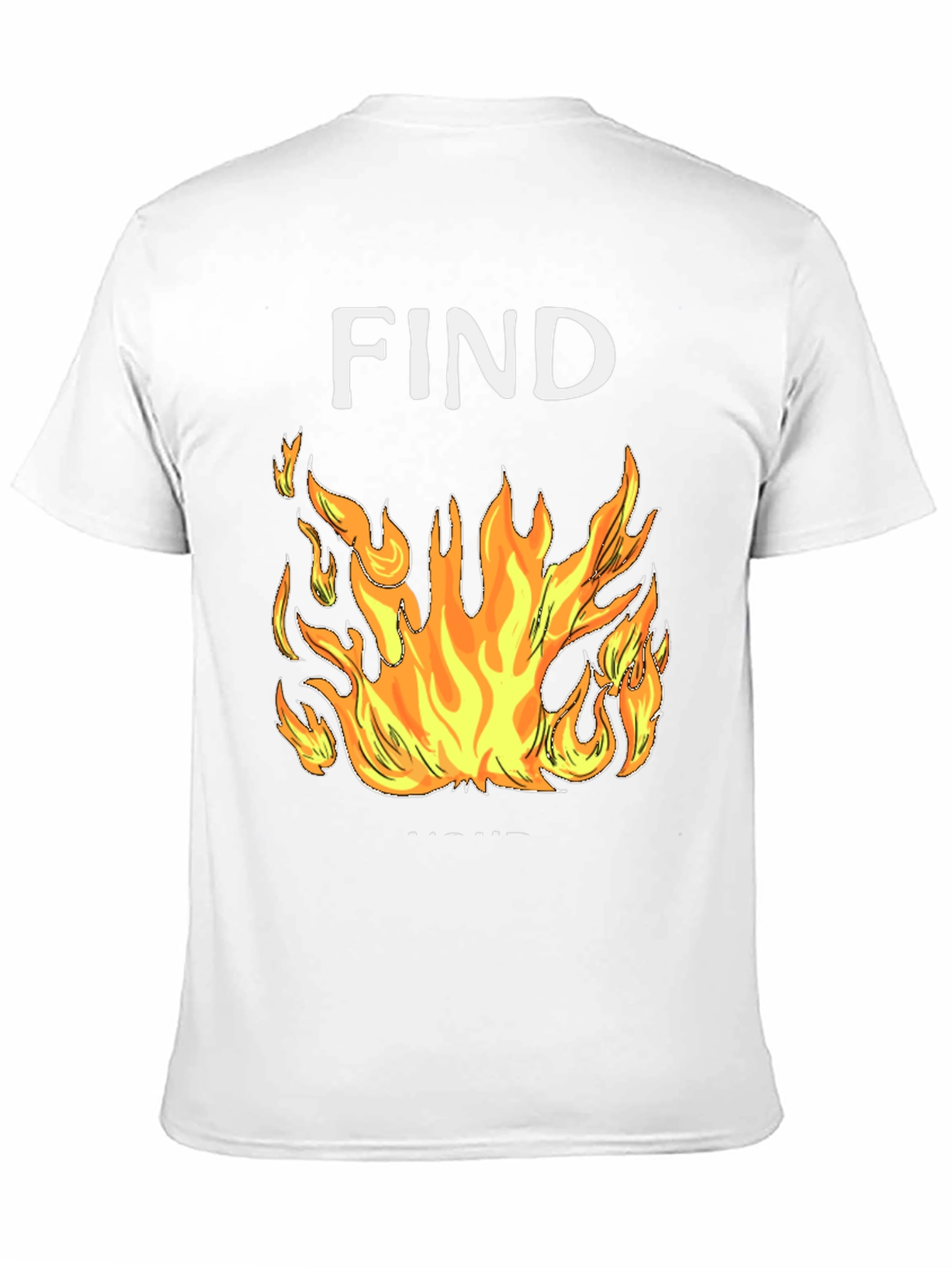 Black Find Your Fire Graphic Tee - Black Cotton Blend Shirt view 11