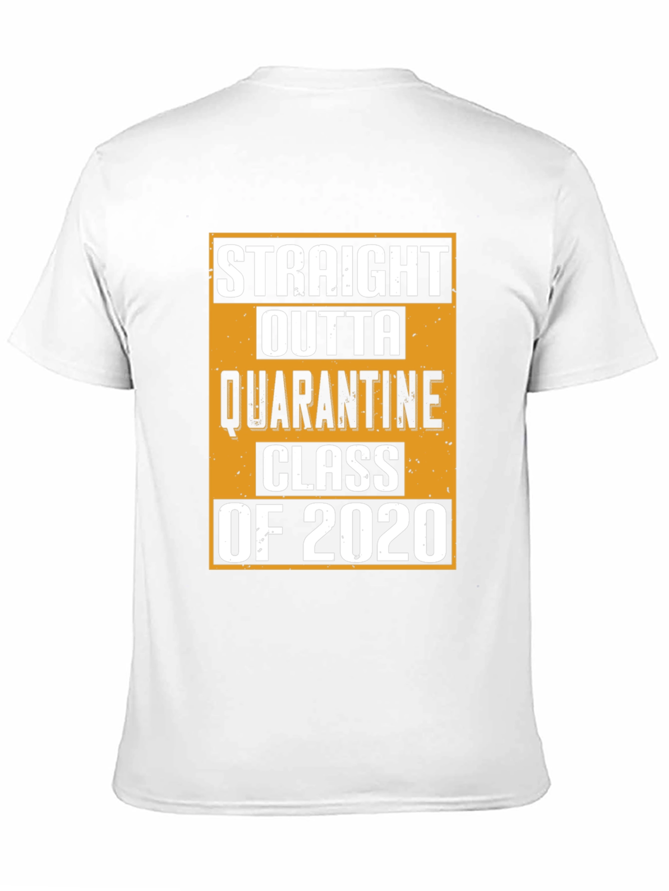 Black Straight Outta Quarantine Class of 2020 T-Shirt view 11