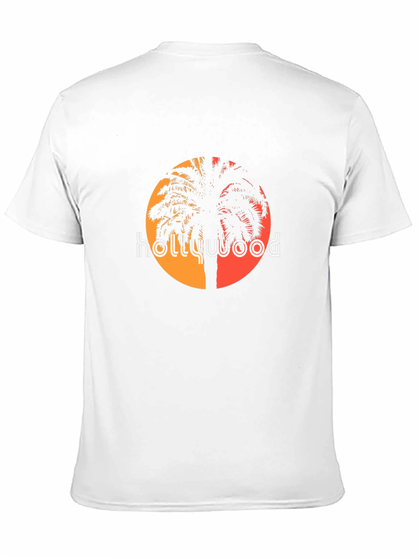 Black Hollywood Palm Tree Graphic Tee - Black T-Shirt view 11