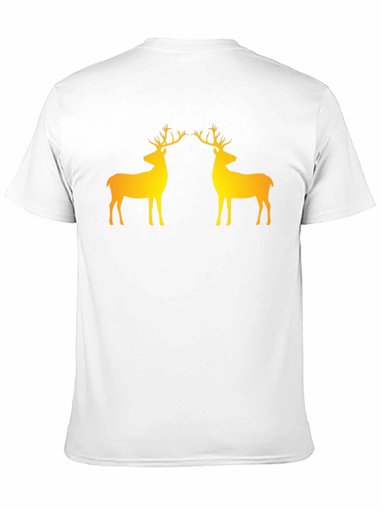 Black Golden Stag Graphic Tee - Black view 11