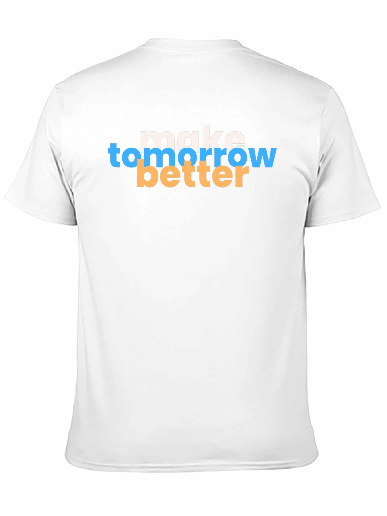 Black Make Tomorrow Better Graphic T-Shirt view 11