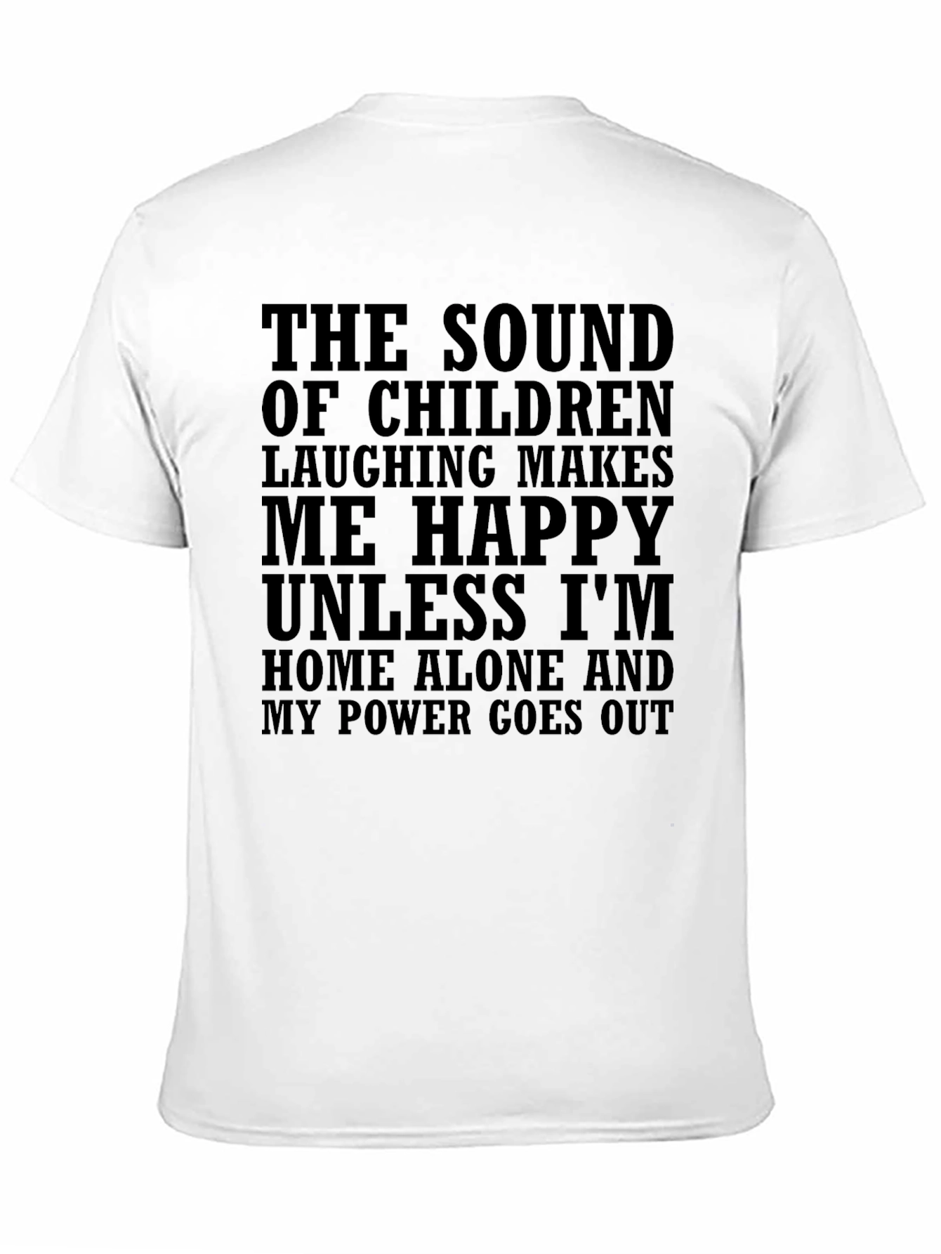 Black Funny Power Outage T-Shirt view 11