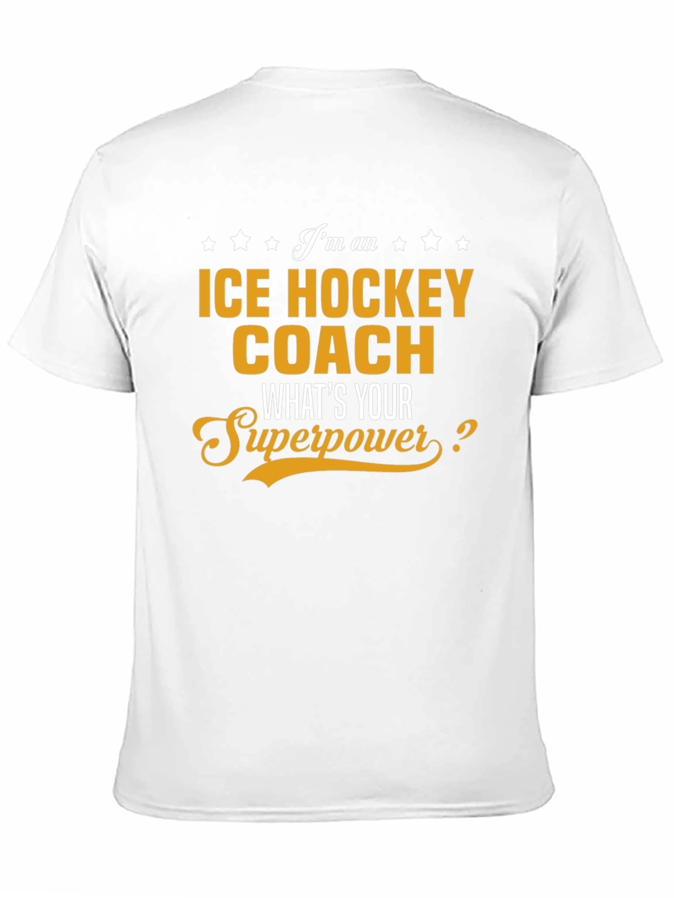 Black Ice Hockey Coach Superpower T-Shirt view 11