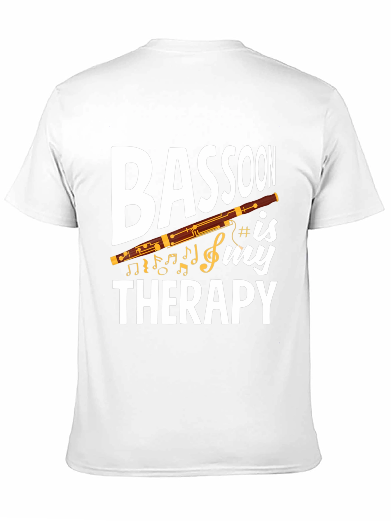 Black Bassoon Therapy Graphic Tee - Music Lover T-Shirt view 11