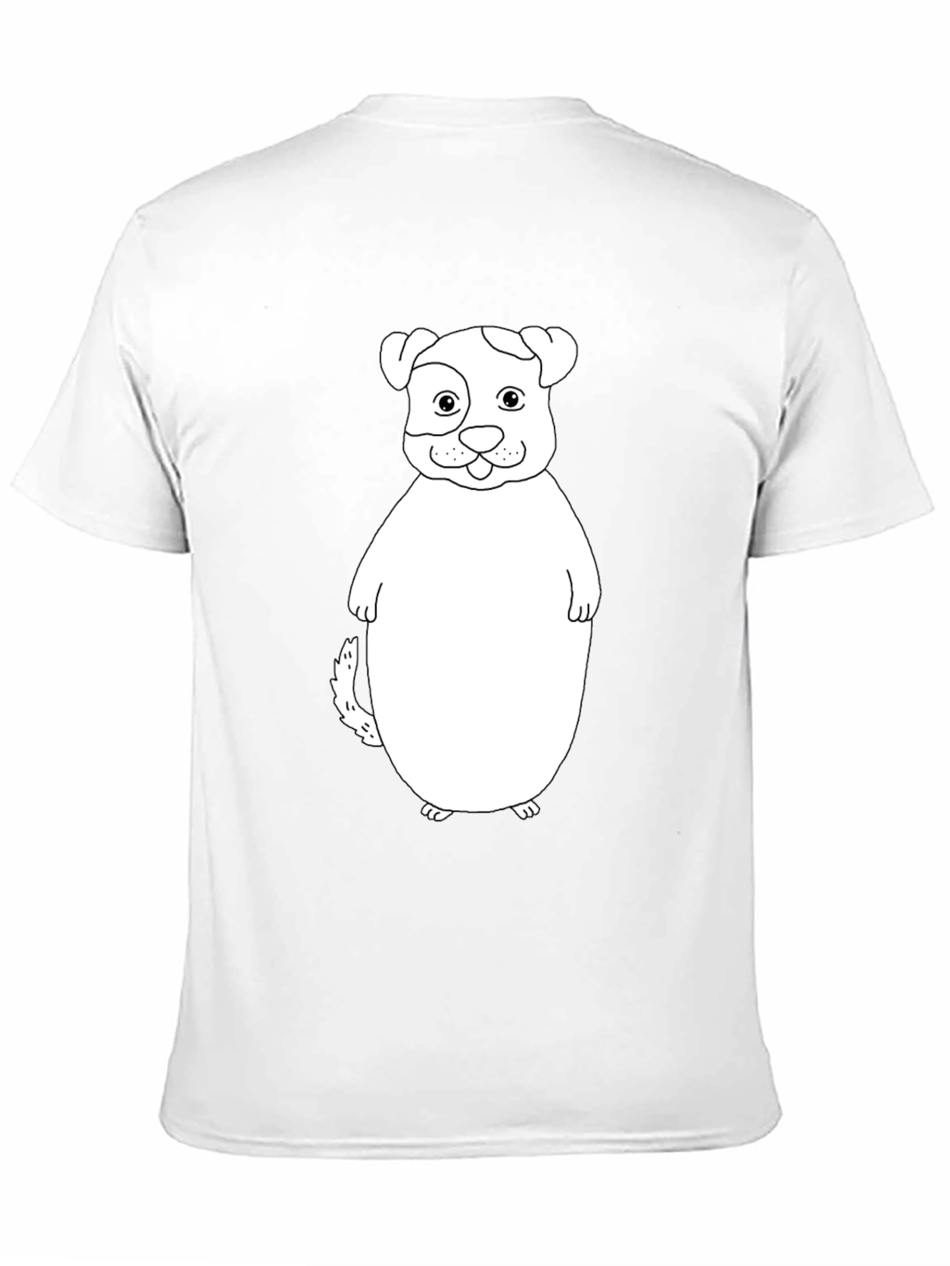 Black Dog Graphic Black T-Shirt view 11