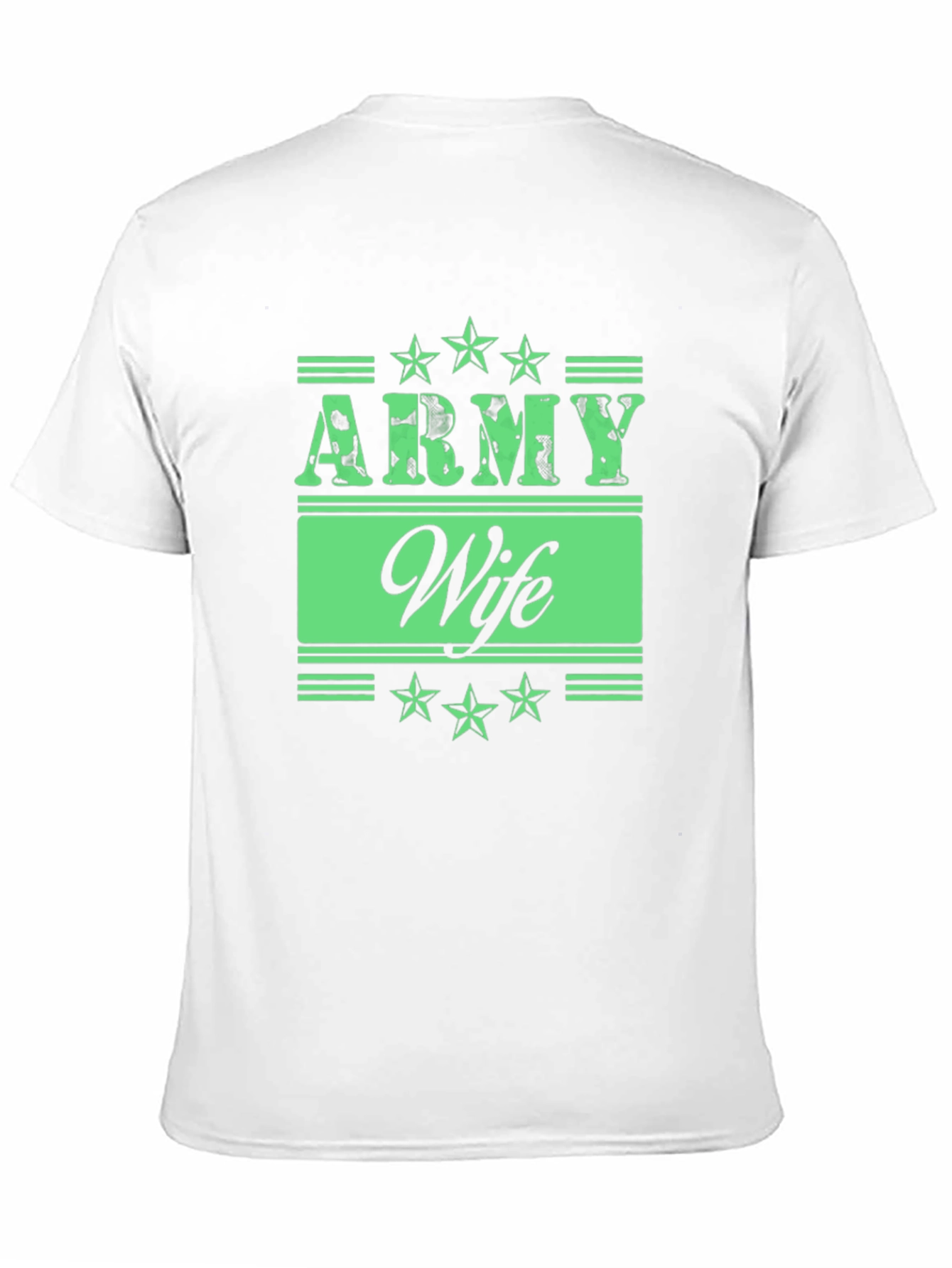 Black Army Wife Graphic Tee view 11