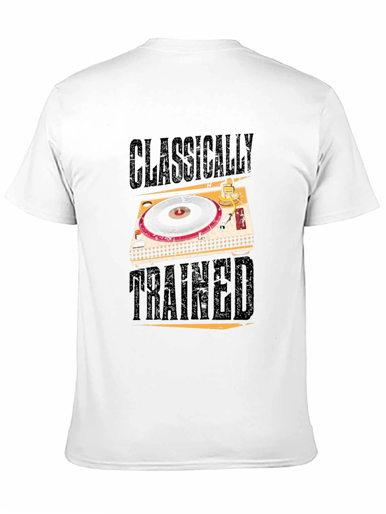 Black Classically Trained DJ Black Graphic Tee view 11