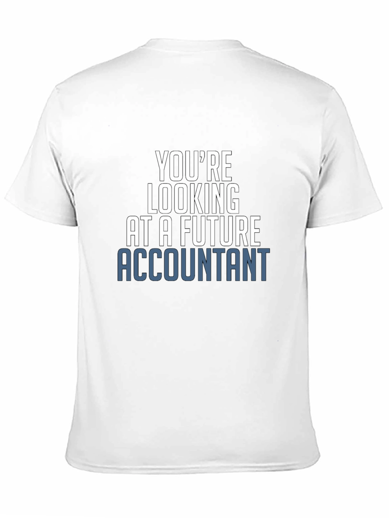 Black Future Accountant Novelty T-Shirt view 11