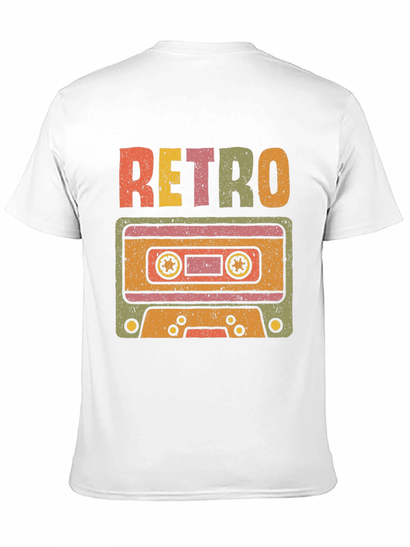 Black Retro Cassette Tape T-Shirt - Vintage Style view 11