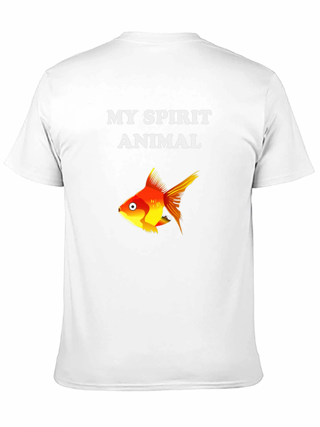 Black My Spirit Animal Goldfish Graphic Tee - Soft Cotton Blend view 11