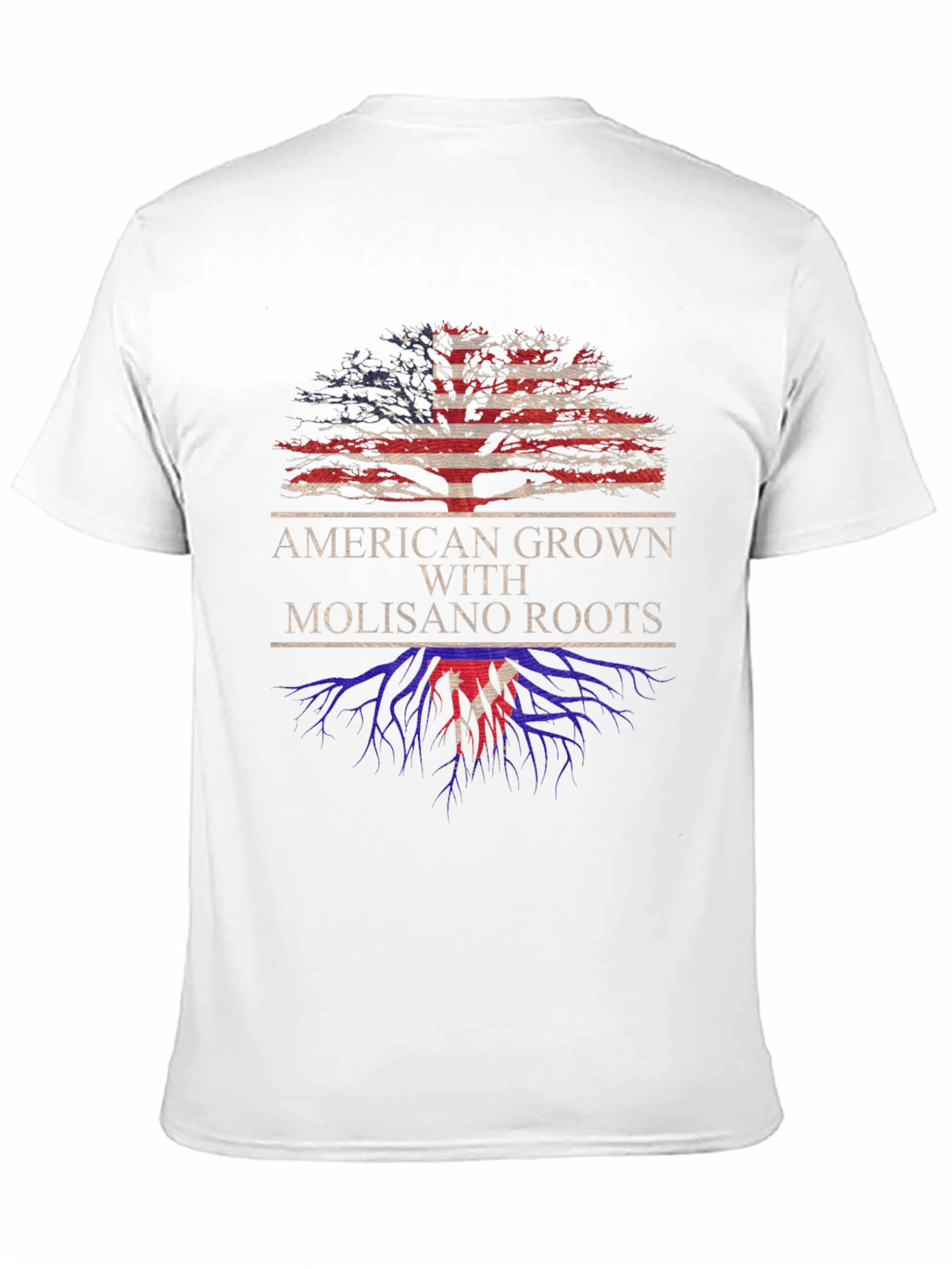 Black American Grown Molise Roots T-Shirt view 11