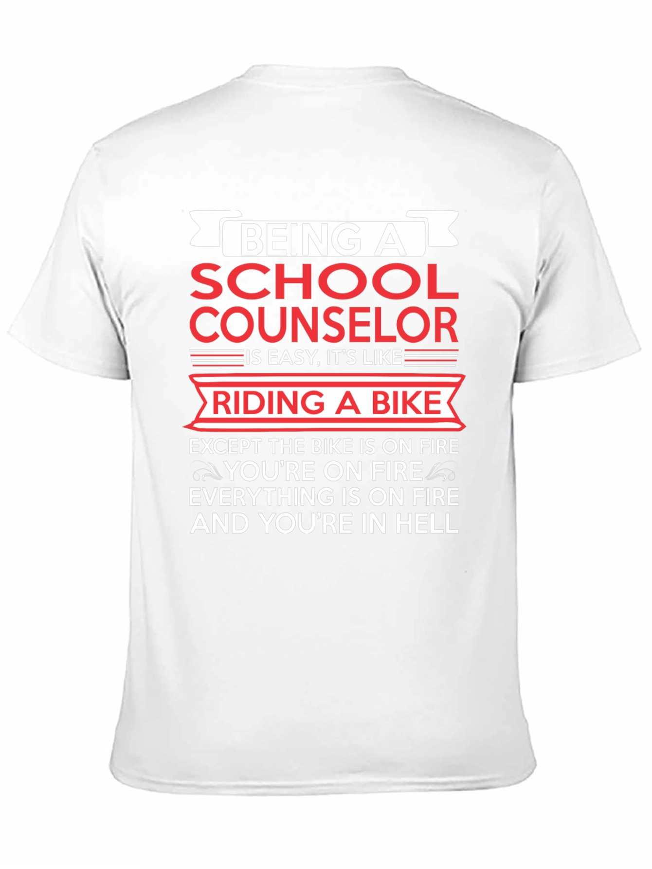 Black Being a School Counselor T-Shirt view 11
