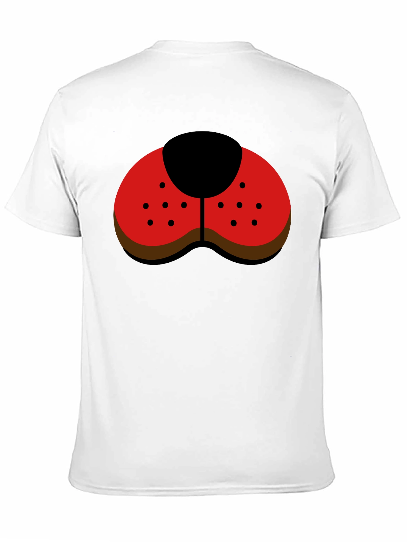 Black Ladybug Nose Graphic Tee - Black Casual Shirt view 11