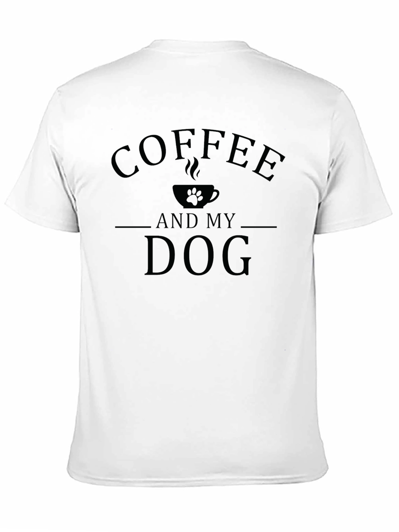 Black Coffee and My Dog Black Graphic Tee view 11