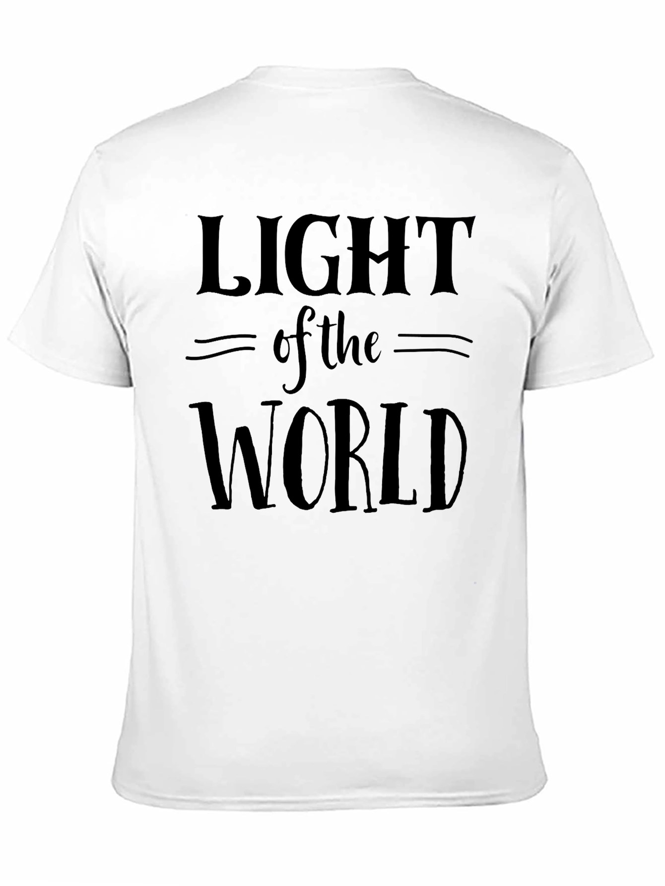 Black Light of the World Black Graphic Tee view 11