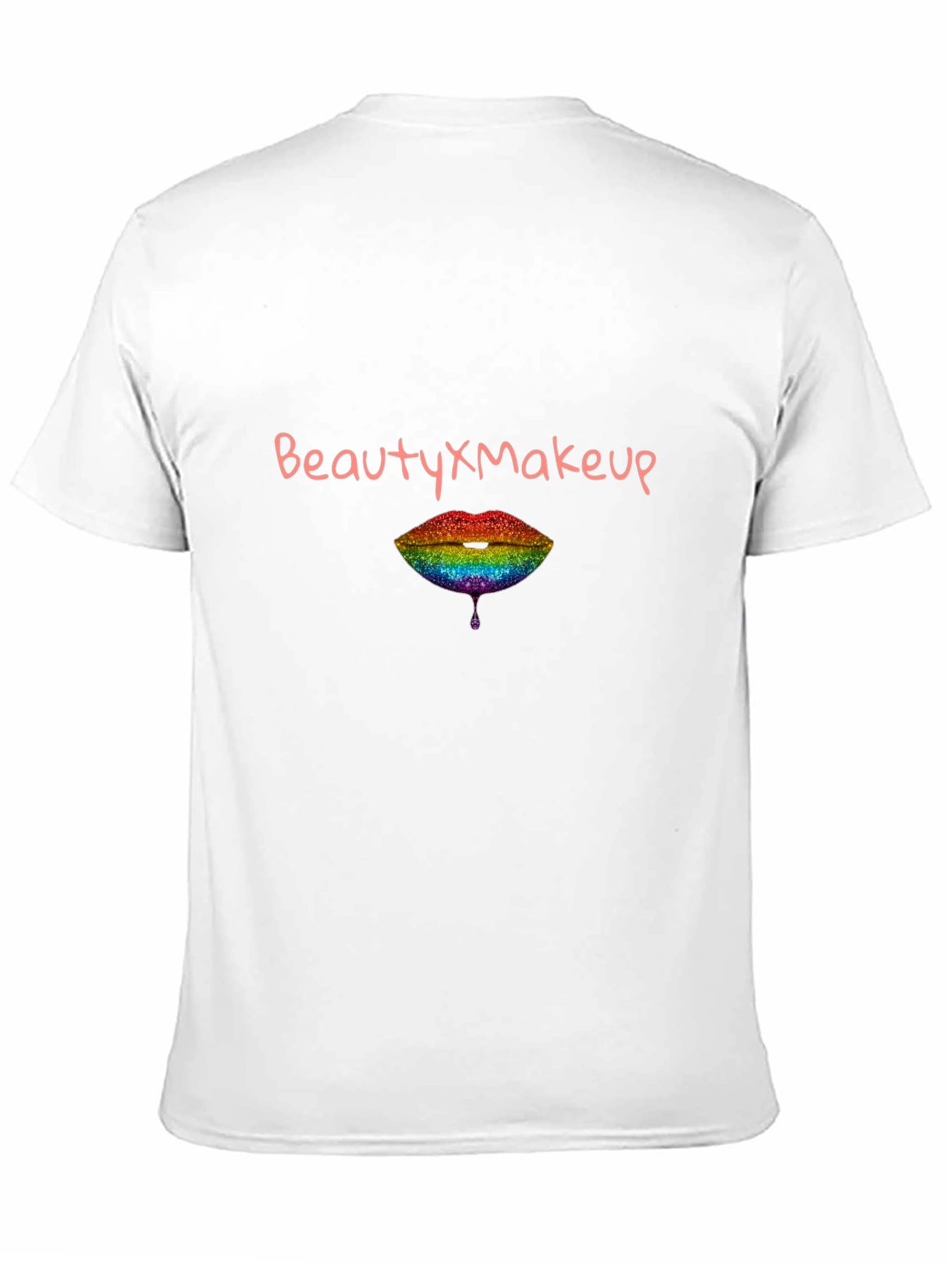 Black BeautyxMakeup Rainbow Lips Graphic Tee - Unisex view 11