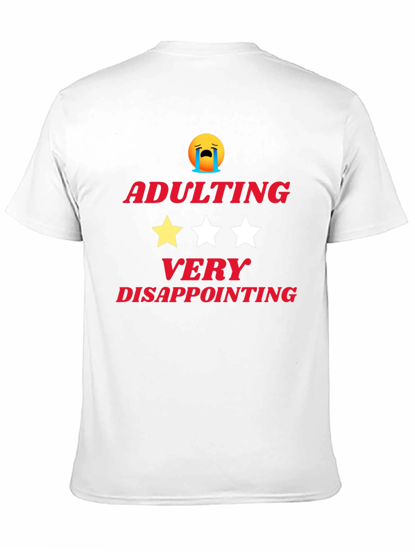 Black Adulting Disappointing T-Shirt view 11