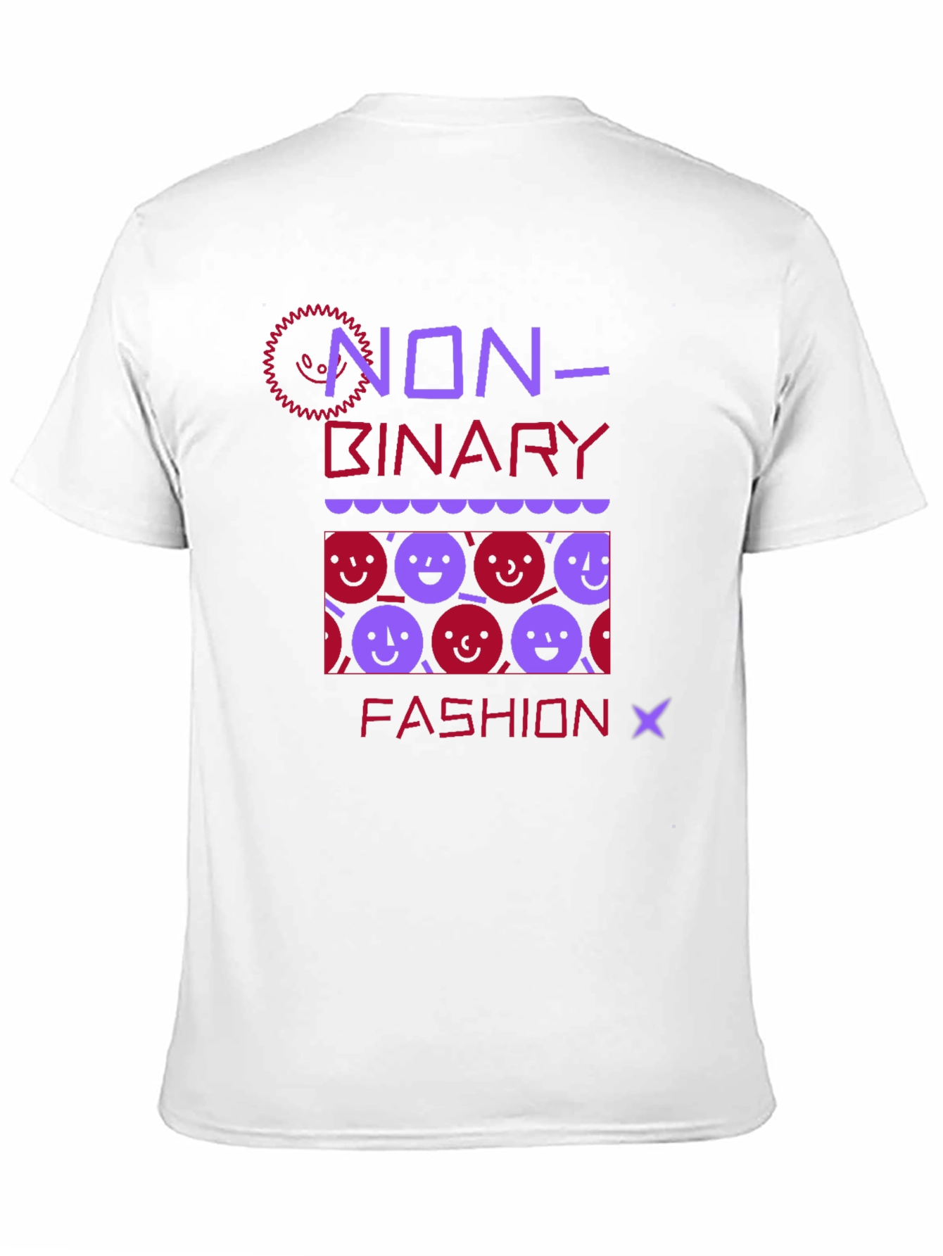 Black Non-Binary Fashion T-Shirt - Unisex  view 11