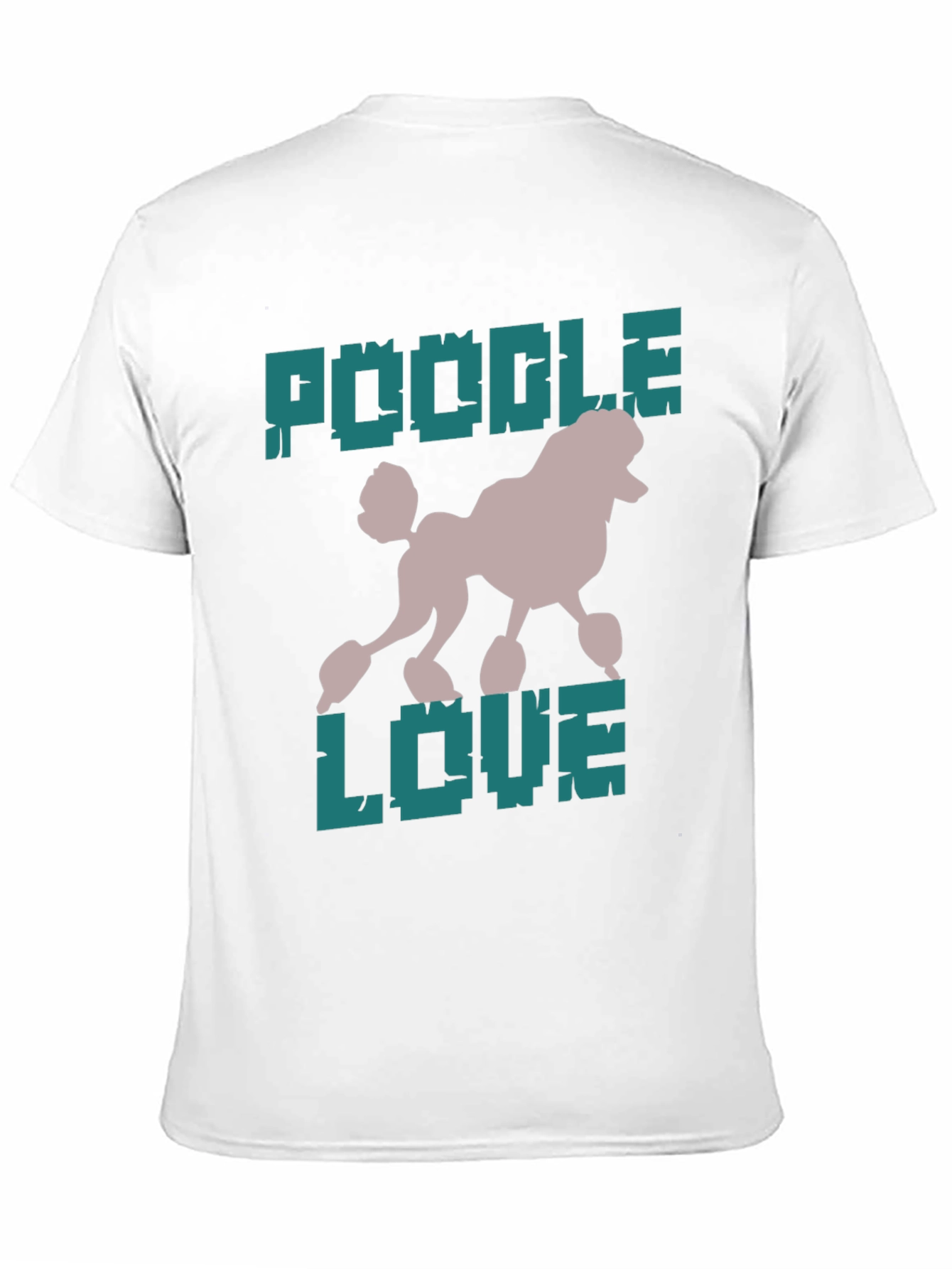 Black Poodle Love Graphic T-Shirt view 11