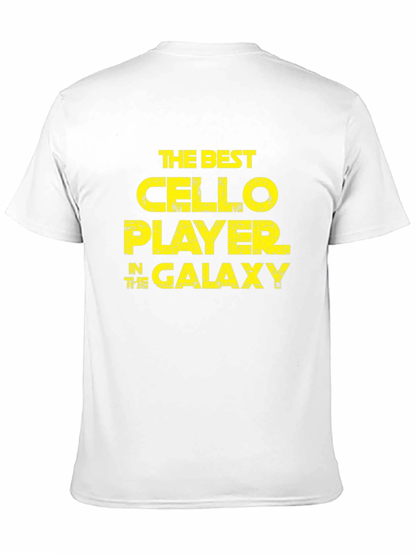 Black The Best Cello Player in The Galaxy T-Shirt view 11