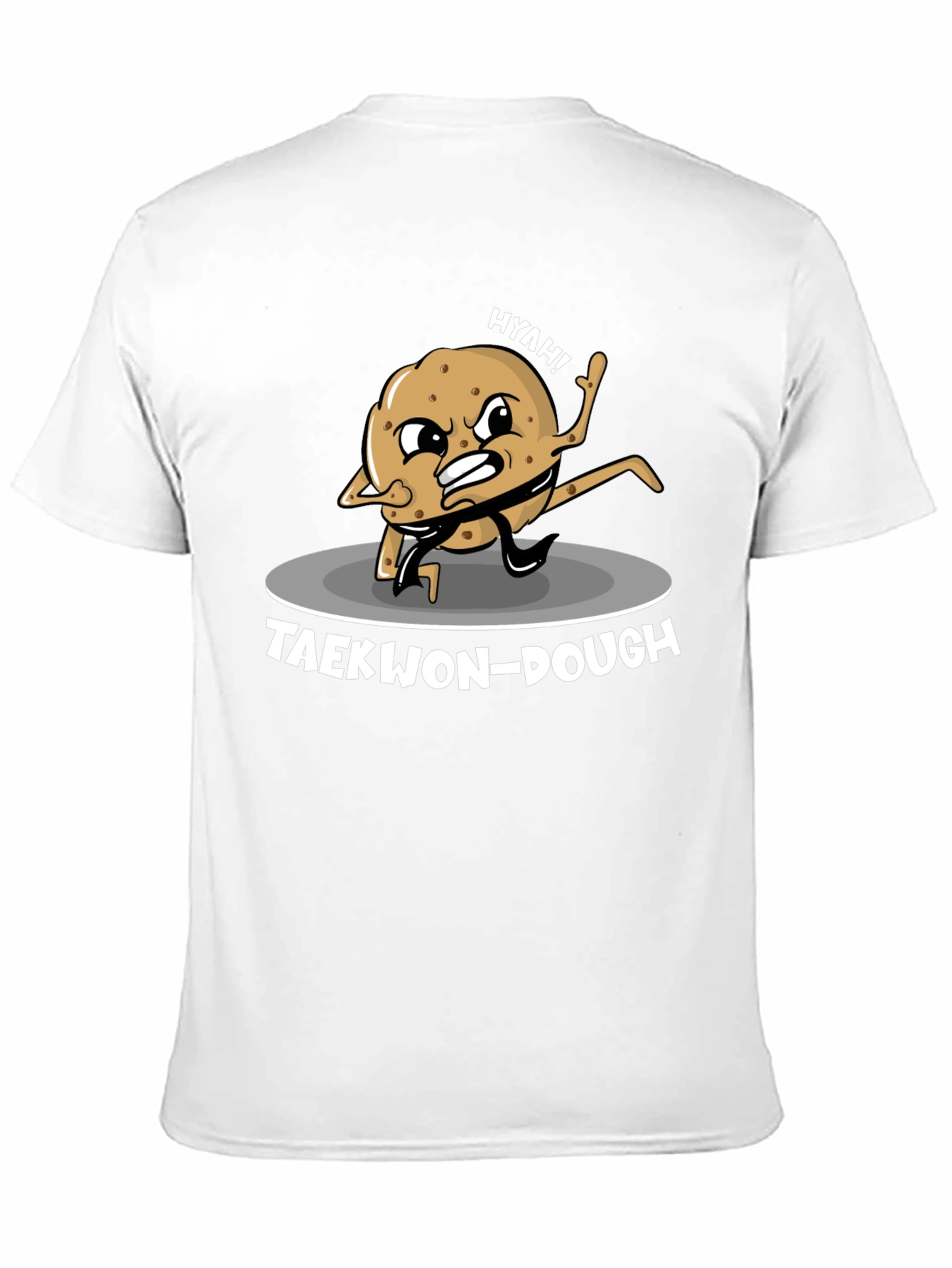 Black Taekwon-Dough Funny Graphic T-Shirt view 11